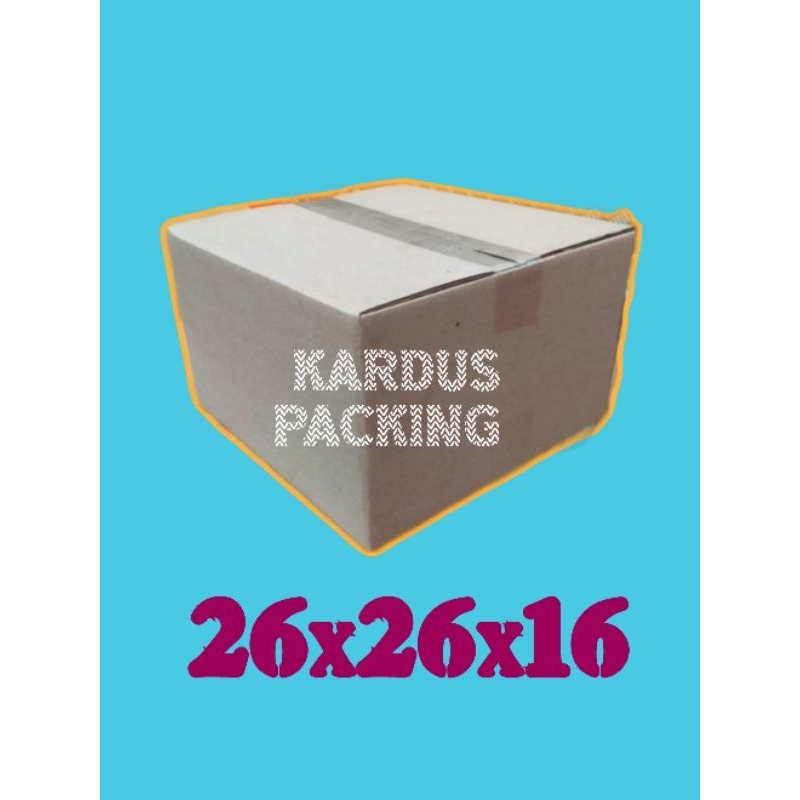

kardus 26x26x16 kardus polos kardus besar