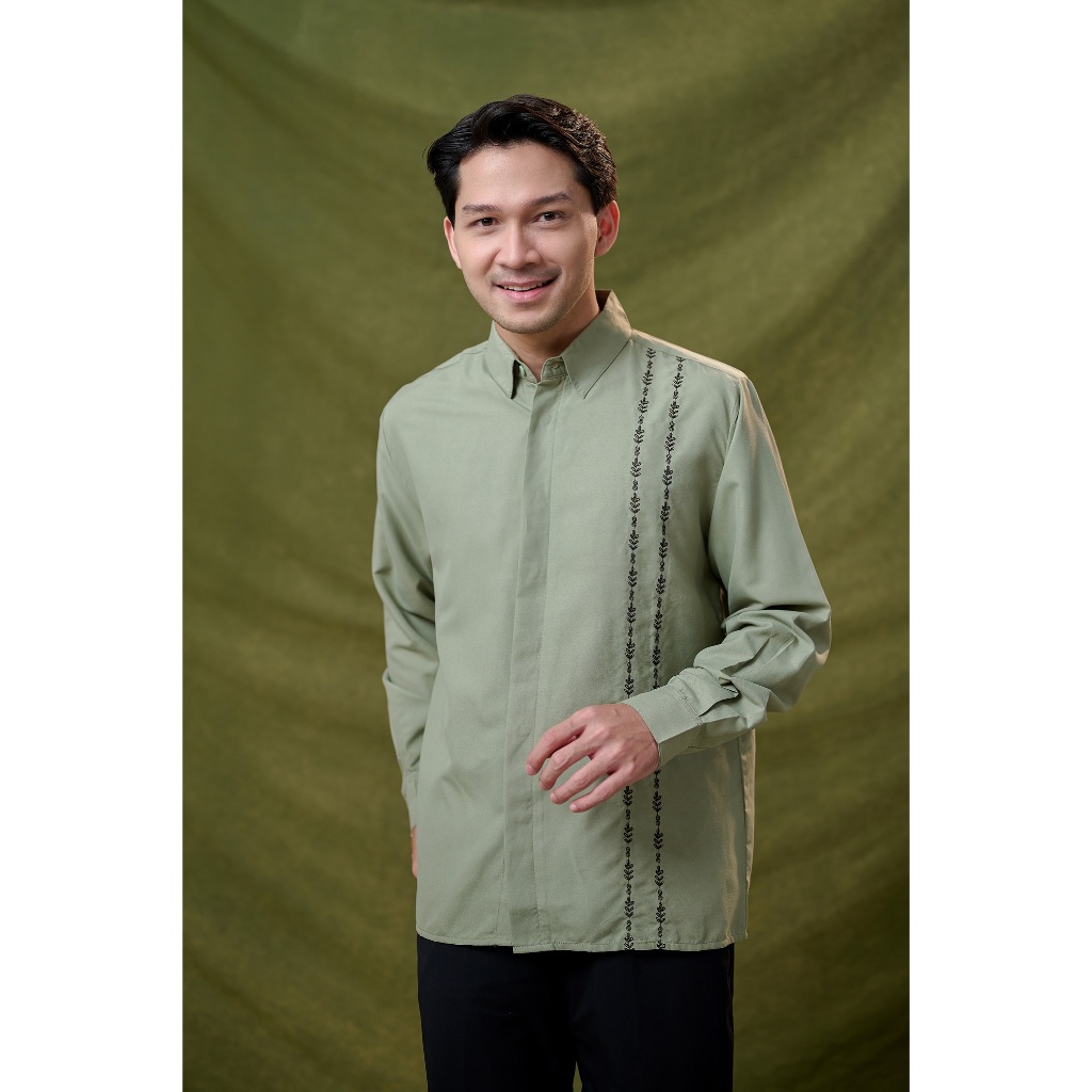 ZM Zaskia Mecca - Kayson Kemeja Pria - Romansa Khatulistiwa - Edisi Wijayakusuma