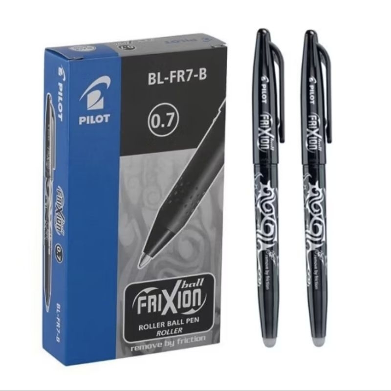 

Pilot Frixion Pen 0.7 mm BL-FR7-B pulpen bisa dihapus (harga per pcs)