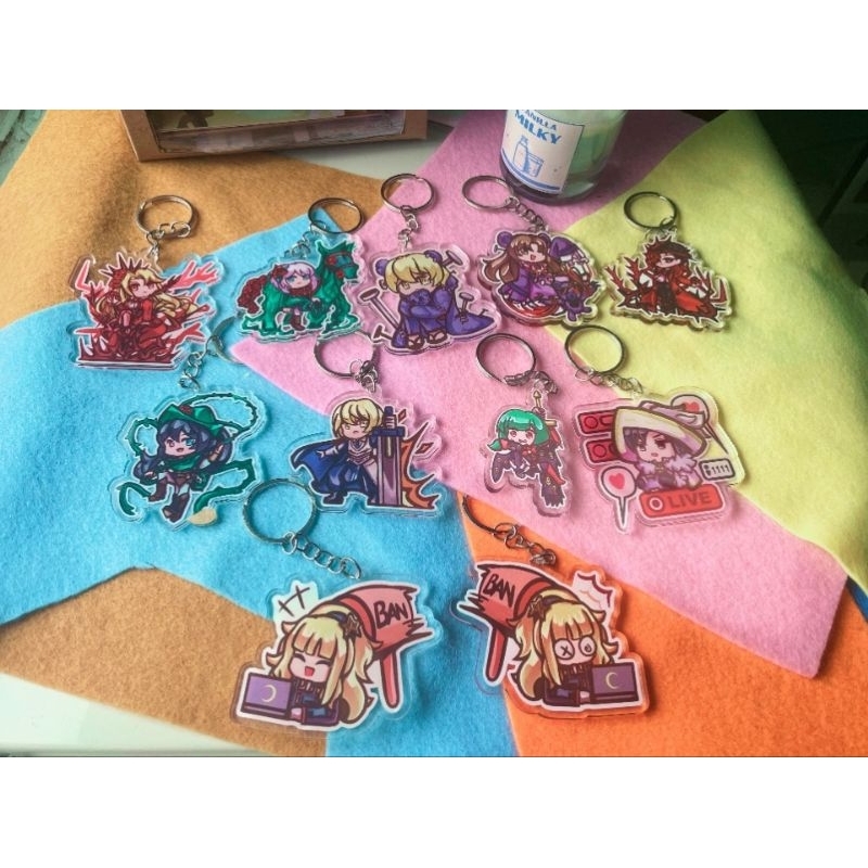 limbus company season 5 keychains