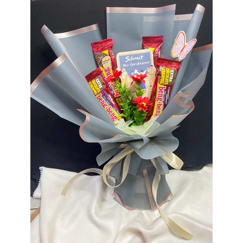 

buket snack guru isi coklat beng2