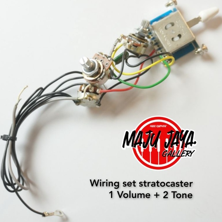 Baru Laris wiring set kit gitar elektrik model stratocaster eks squier