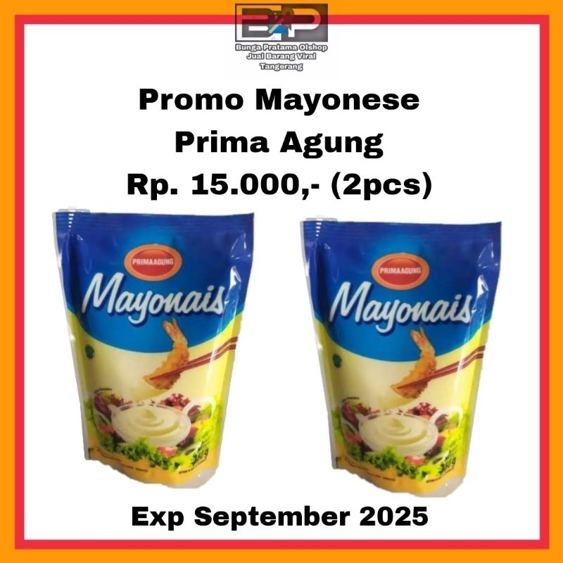 

Mayonese prima agung 250g (2pcs)