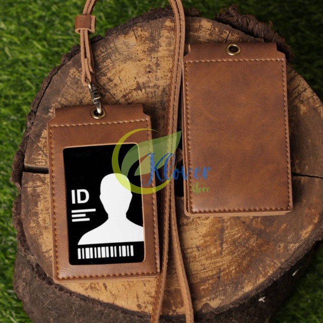 

Grosir Diskon Card Holder Front Id Card Kalung Holder Name Tag Kulit Souvenir