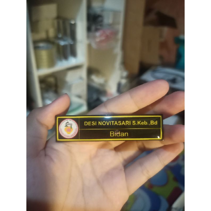 

nametag logo bidan / nama dada bidan