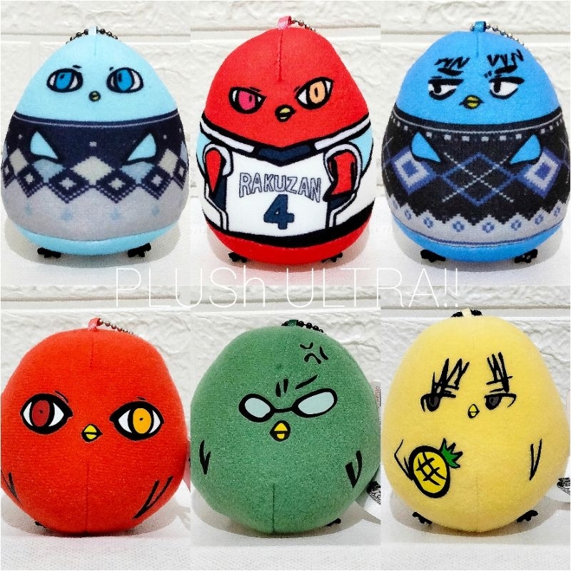 Kuroko Tetsuya, Akashi, Aomine, Midorima, Kise, Kuroko No Basuke Basket Kurobas KNB Chick Piyo Masco