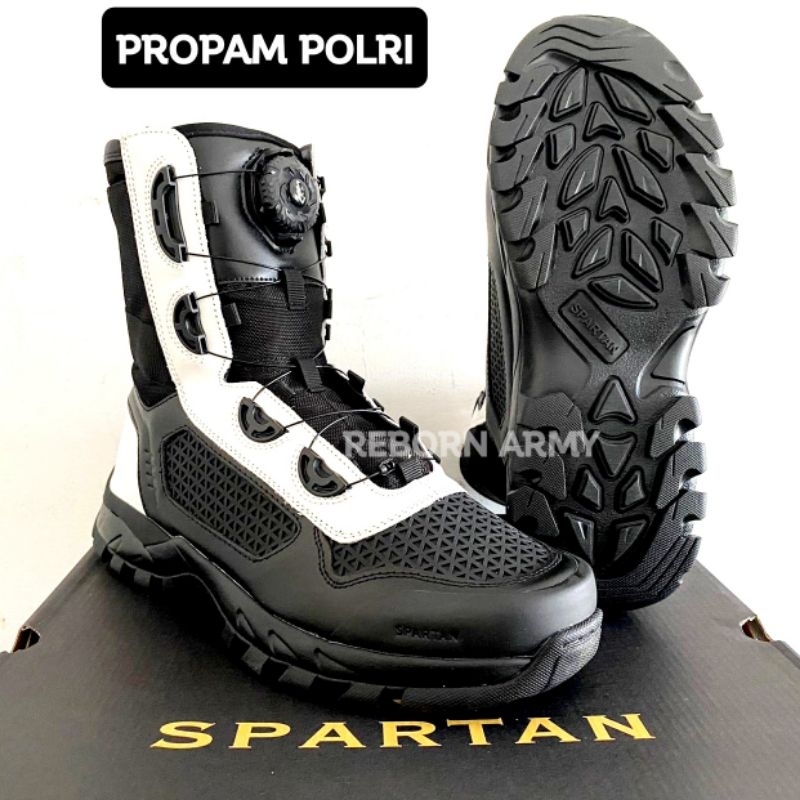 sepatu PDL tali putar Propam Polri / Provost POLRI