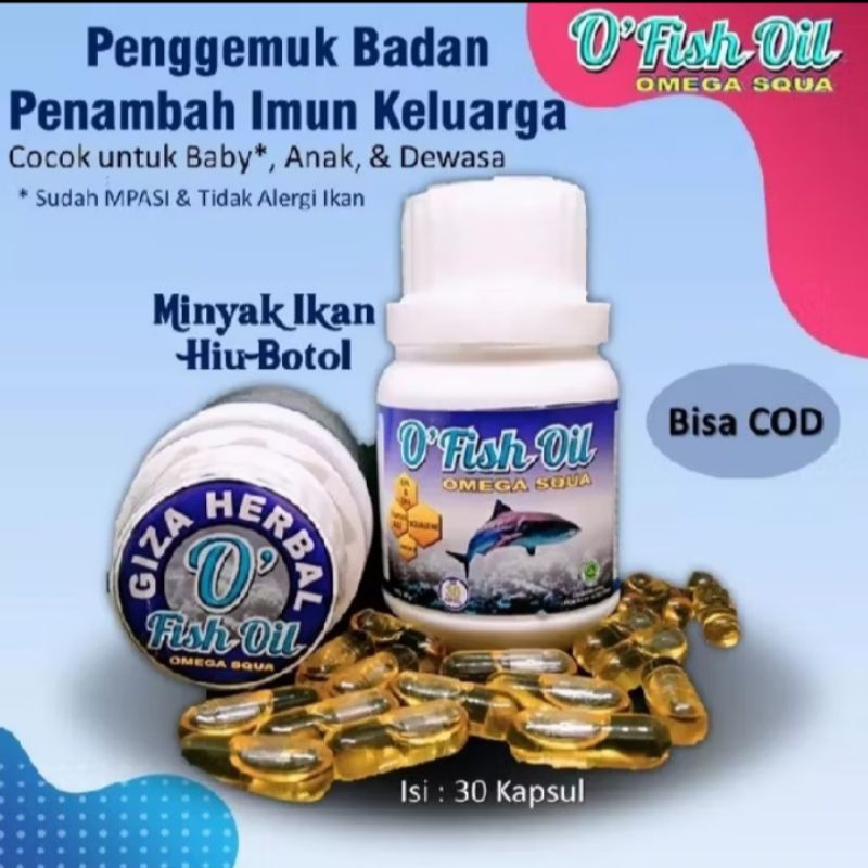 

KAPSUL o FISH oil IKAN HIU asli original.
