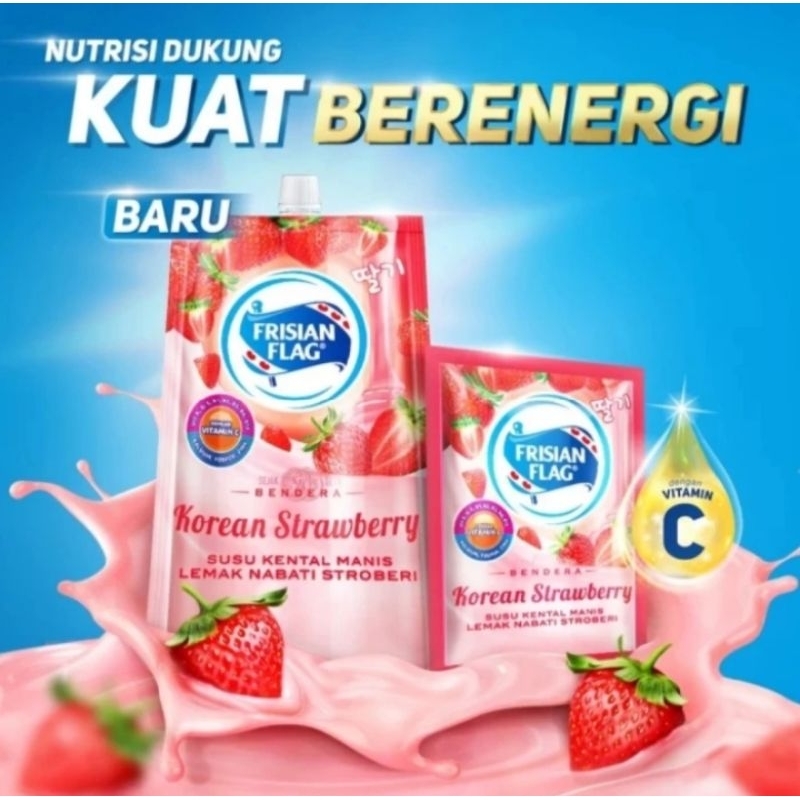 

FRISIAN FLAG BENDERA KOREAN STRAWBERRY SACHET