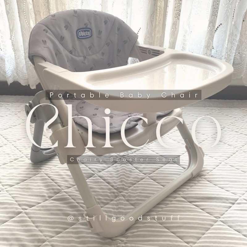Preloved Chicco Chairy Booster Seat Kursi Makan Anak 6 bulan - 3 tahun Portable