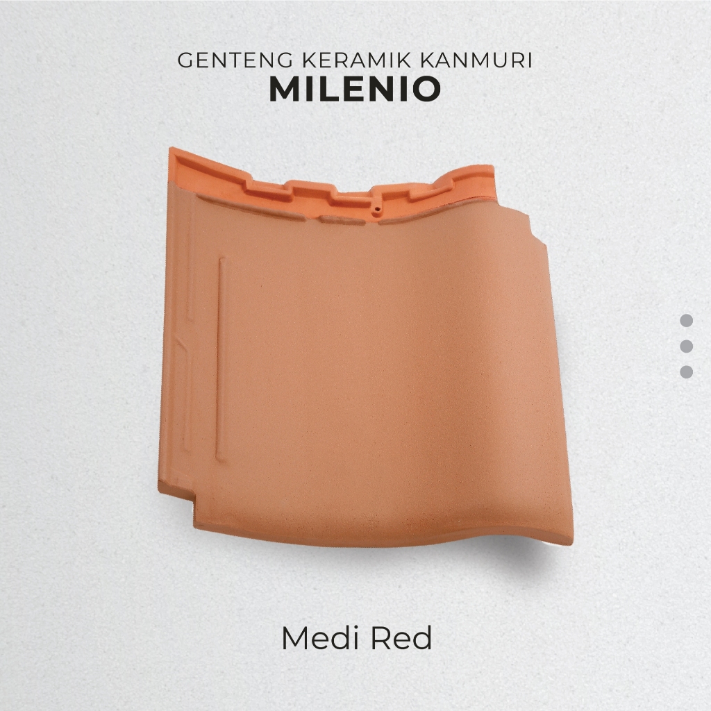 Kanmuri Milenio Medi Red Genteng Keramik Original