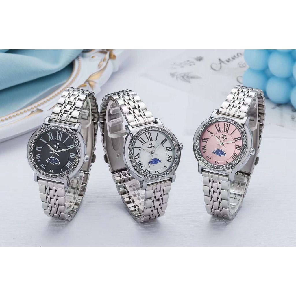 MK MIKE JAM TANGAN WANITA/FREEBOX+BATTERAI CADANGAN/8432