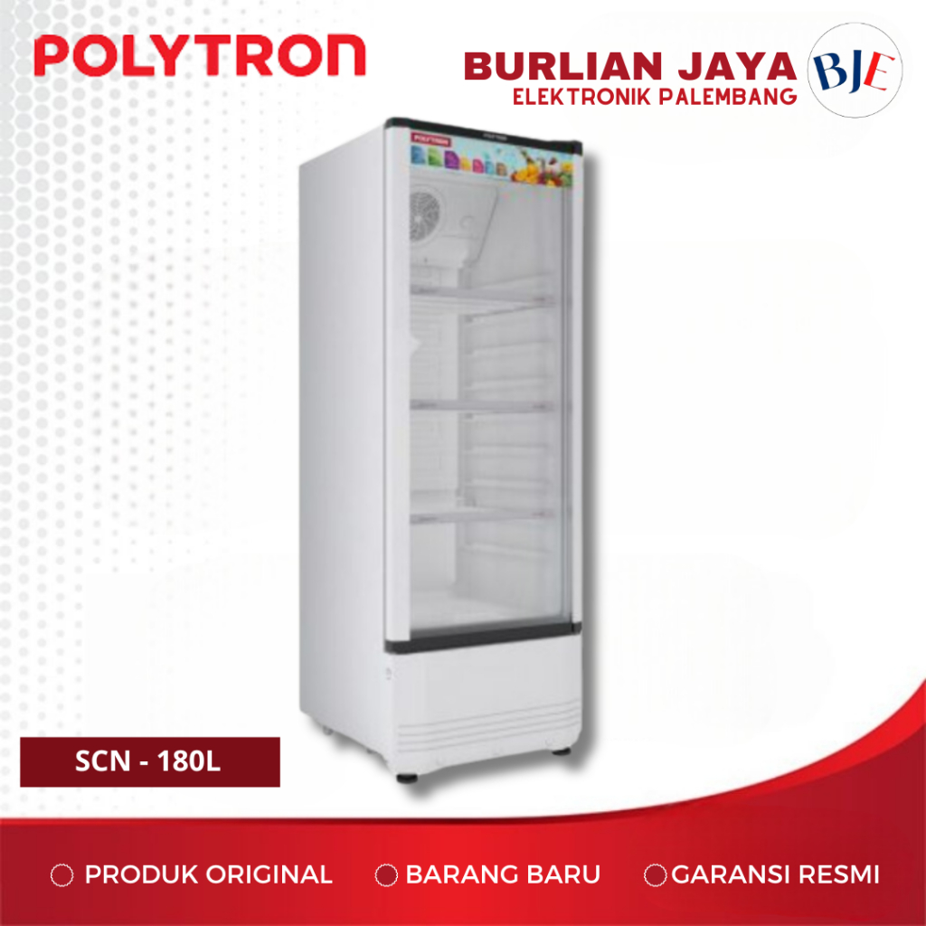 KULKAS SHOWCASE POLYTRON SCN-180L KULKAS SHOWCASE PALEMBANG