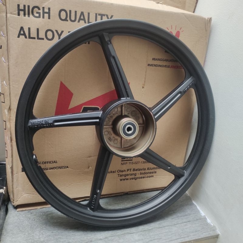 VELG RACING BELAKANG HONDA SUPRA X LAMA/GRAND RING 17 X160 V ROSSI ORIGINAL PLANG 5 FALCON