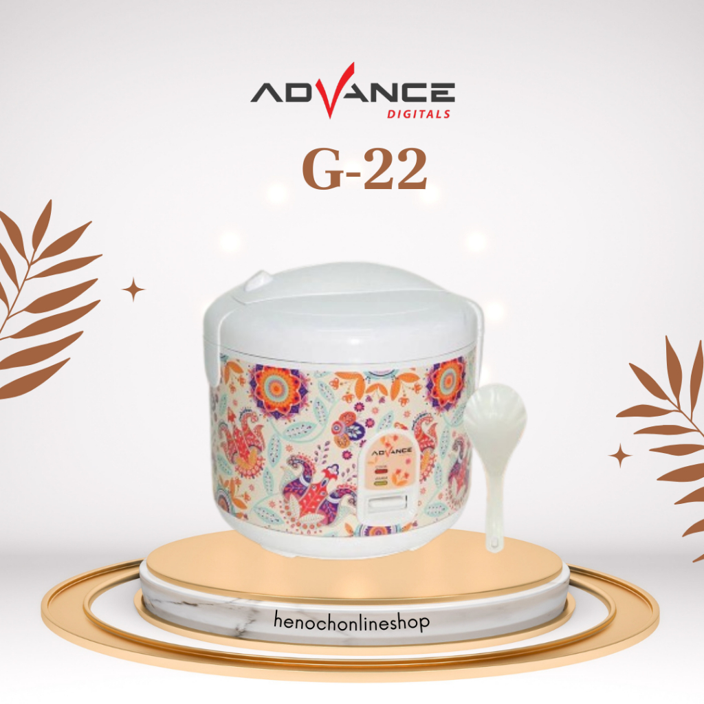 Advance Rice Cooker G-22 / G22 Penanak Nasi Serbaguna 1.8L