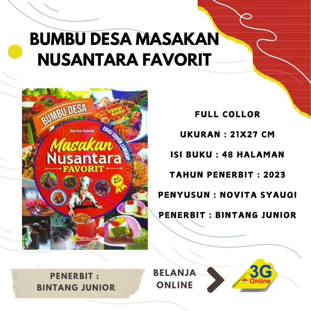 Bumbu Desa Masakan Nusantara Favorit - Bintang Junior