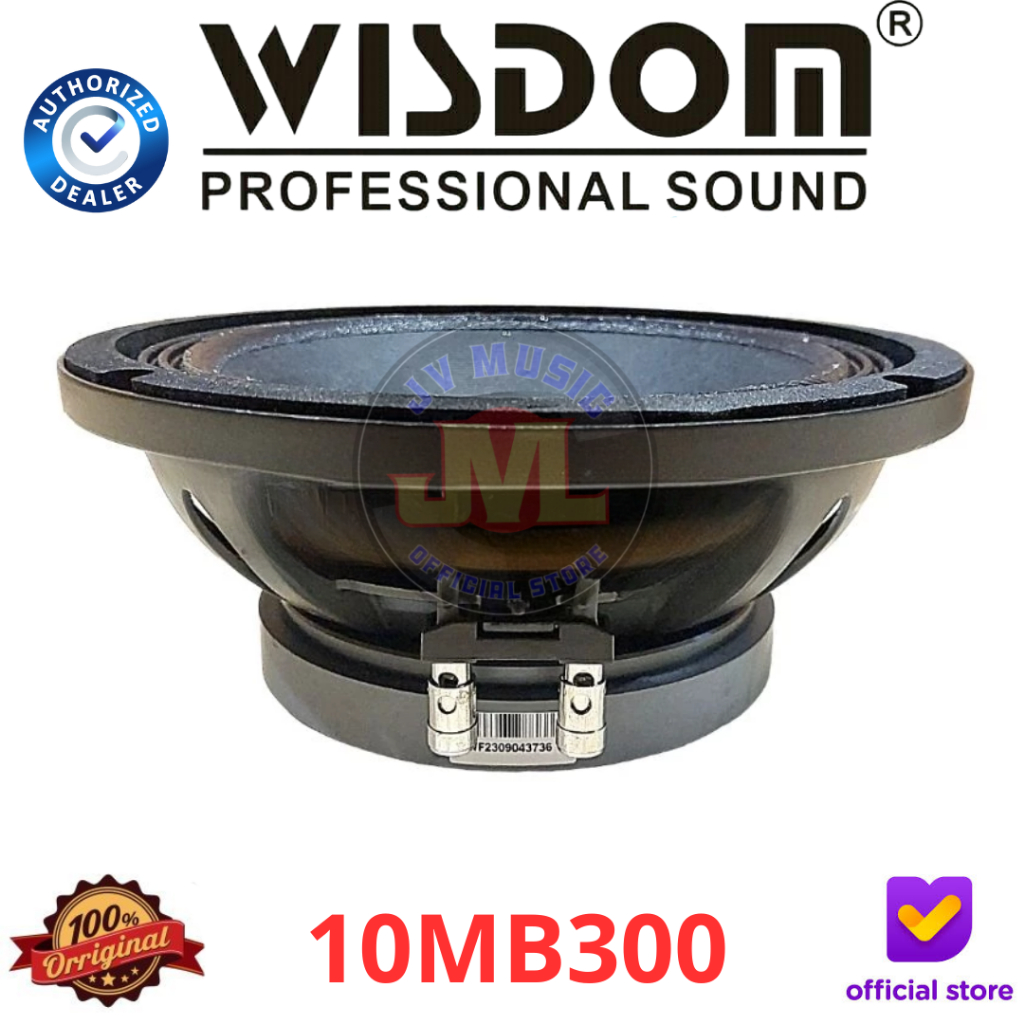 Wisdom 10MB300 Speaker Component Wisdom 10MB300 10-Inch Komponen Speaker