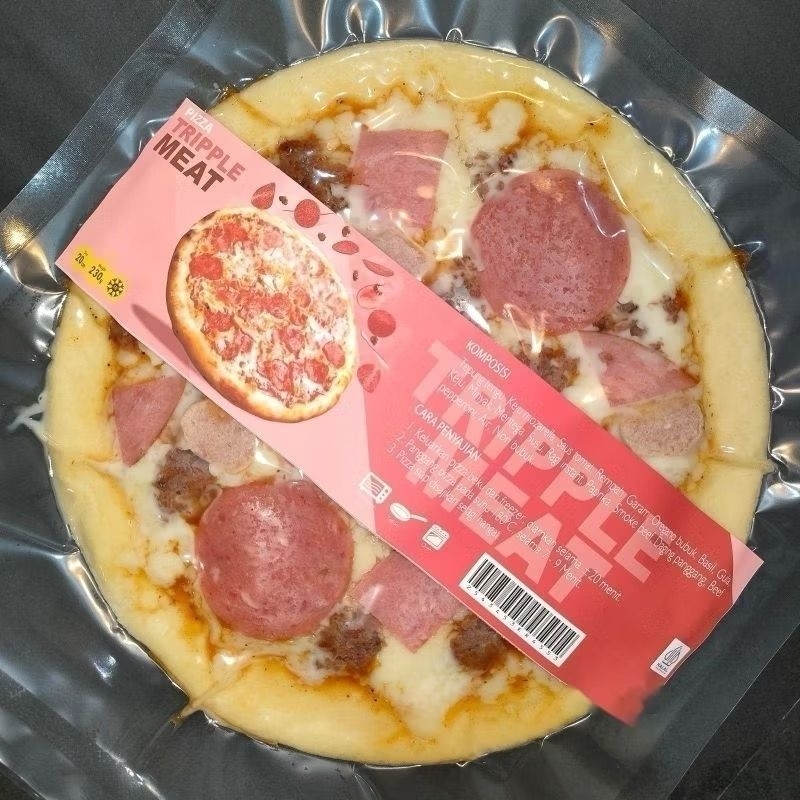 

Pizza Frozen Homemade Tripple Meat Diameter 20