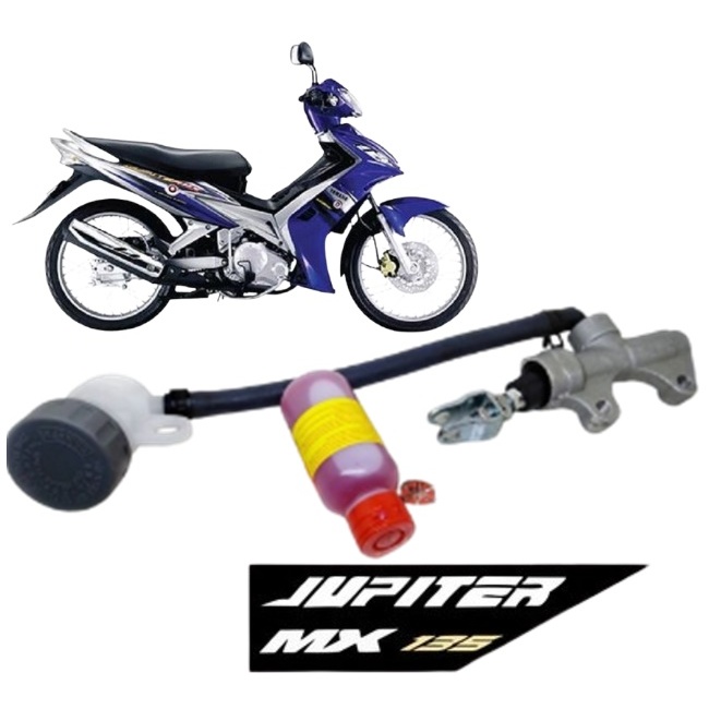 Master Rem Belakang Yamaha Tabung Minyak New Vixion - Jupiter Mx Original Nissin + MinyaK Rem