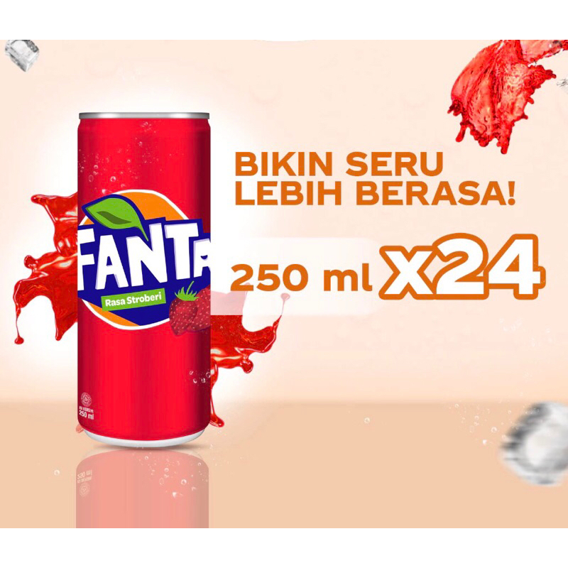 

Fanta Strawberry Oringinal 250 ml