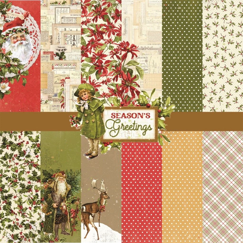 

SCRAPBOOK PAPER CHRISTMAS VINTAGE | KERTAS SCRAPBOOK MURAH | SIMPLE STORIES | SIMPLE STORIES - 06