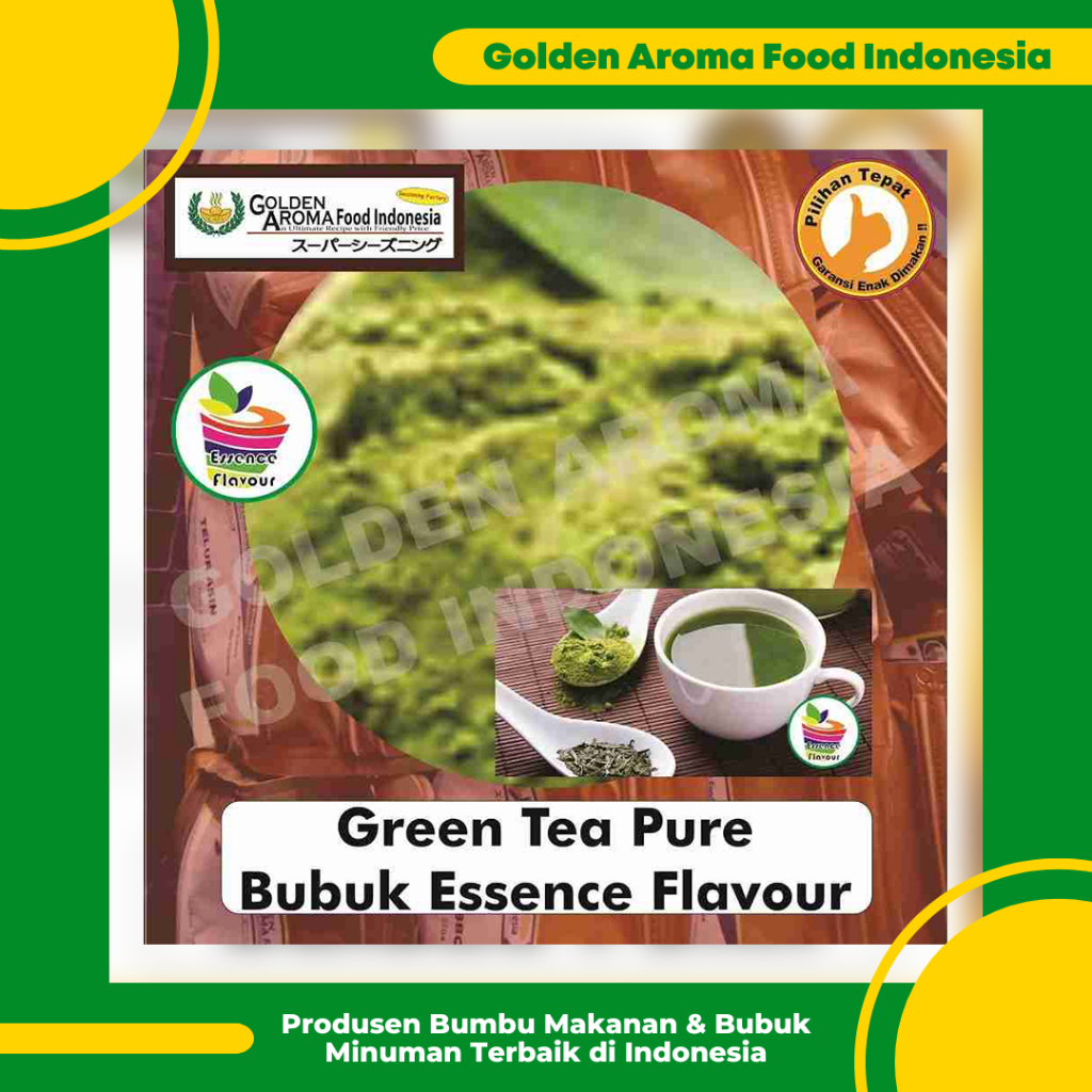 

Bubuk Green Tea Pure 1/2 Kg Essen Flavor Ekstrak Teh Hijau Murni 500 Gram Tanpa Gula Flavour Essence Flavour Extract GAFI Buat Makanan dan Minuman Roti Kue Bolu Wangi Terbaik yang Bagus Bandung Jakarta Surabaya Review Suwir Nasi Bejek Umpan Pelet Band