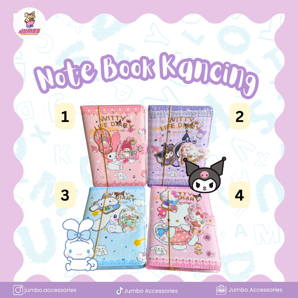 

Note Book karakter Sanrio