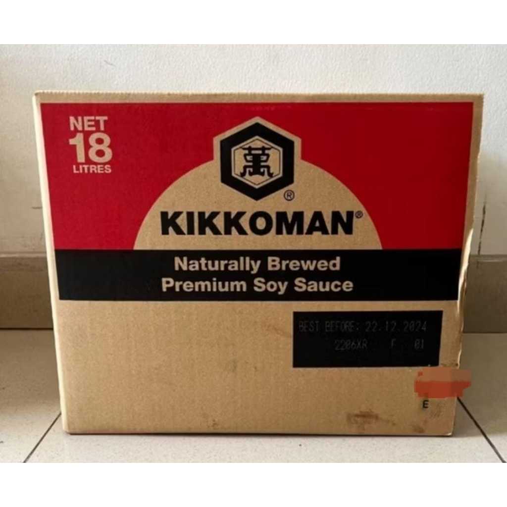 KECAP ASIN KIKKOMAN SOY SAUCE 18 LITER / SHOYU PREMIUM KECAP ASIN 18 LITER SINGAPORE