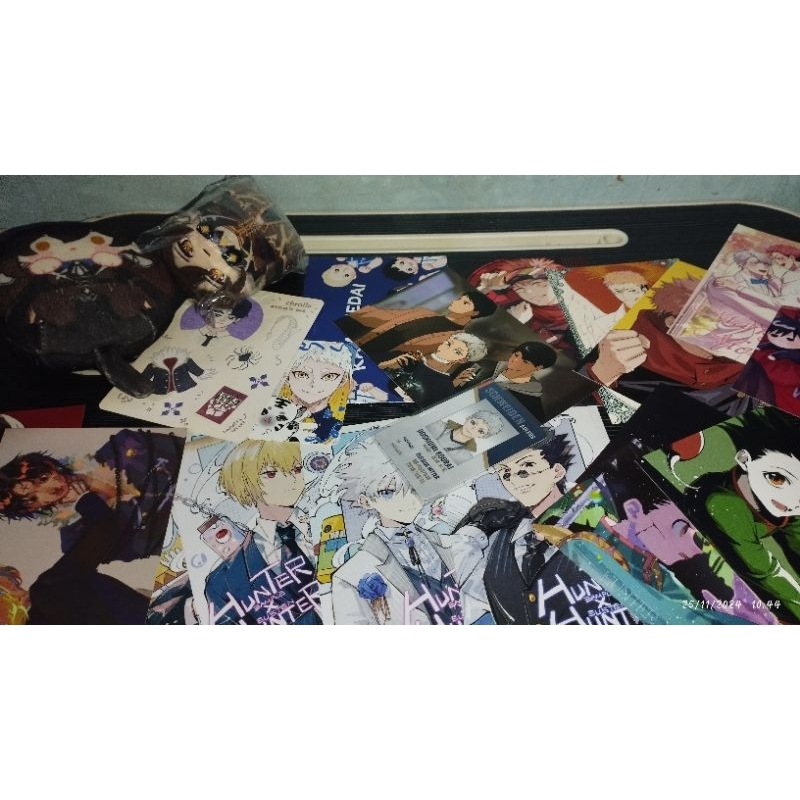 [ CLEARANCE SALE ] neppuri net print postcard jjk hxh haikyuu hq hoshiumi kourai yuuji killua