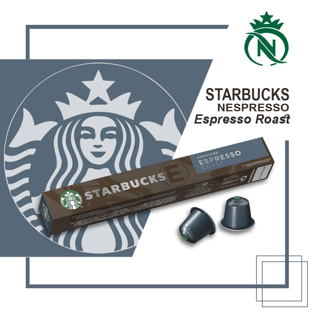 

Capsule Starbucks Espresso Roast for Nespresso Machine - Kopi Kapsul Dark Roast Coffee