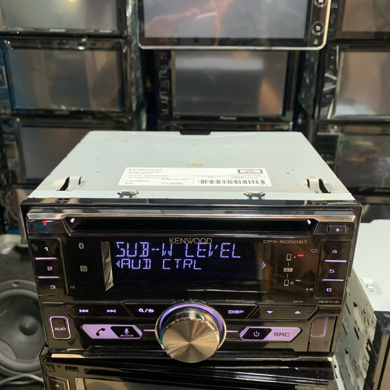Head unit Kenwood Bluetooth DPX 5000BT