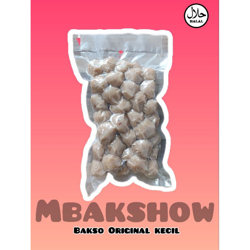 

Bakso ukuran kecil isi 50 butir//berat -+500 gram
