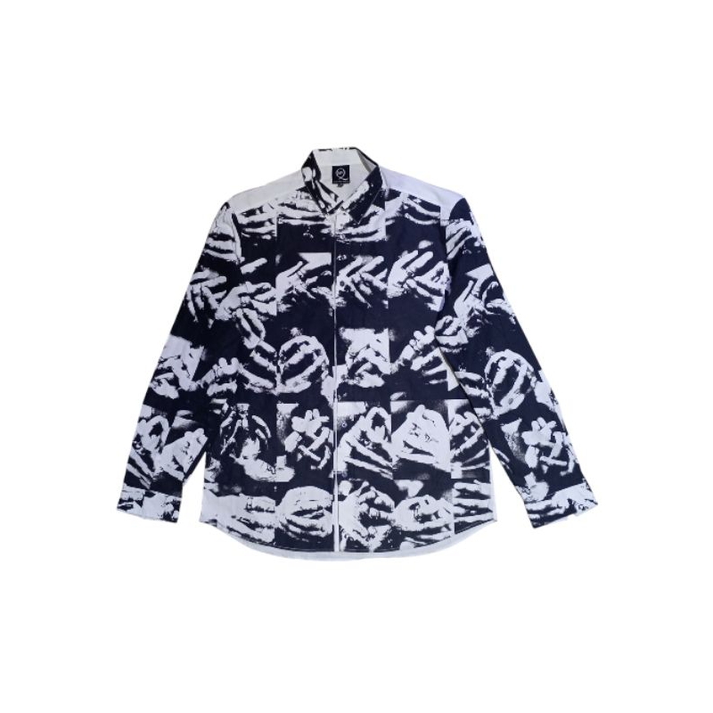 Kemeja Alexander McQueen Full Print