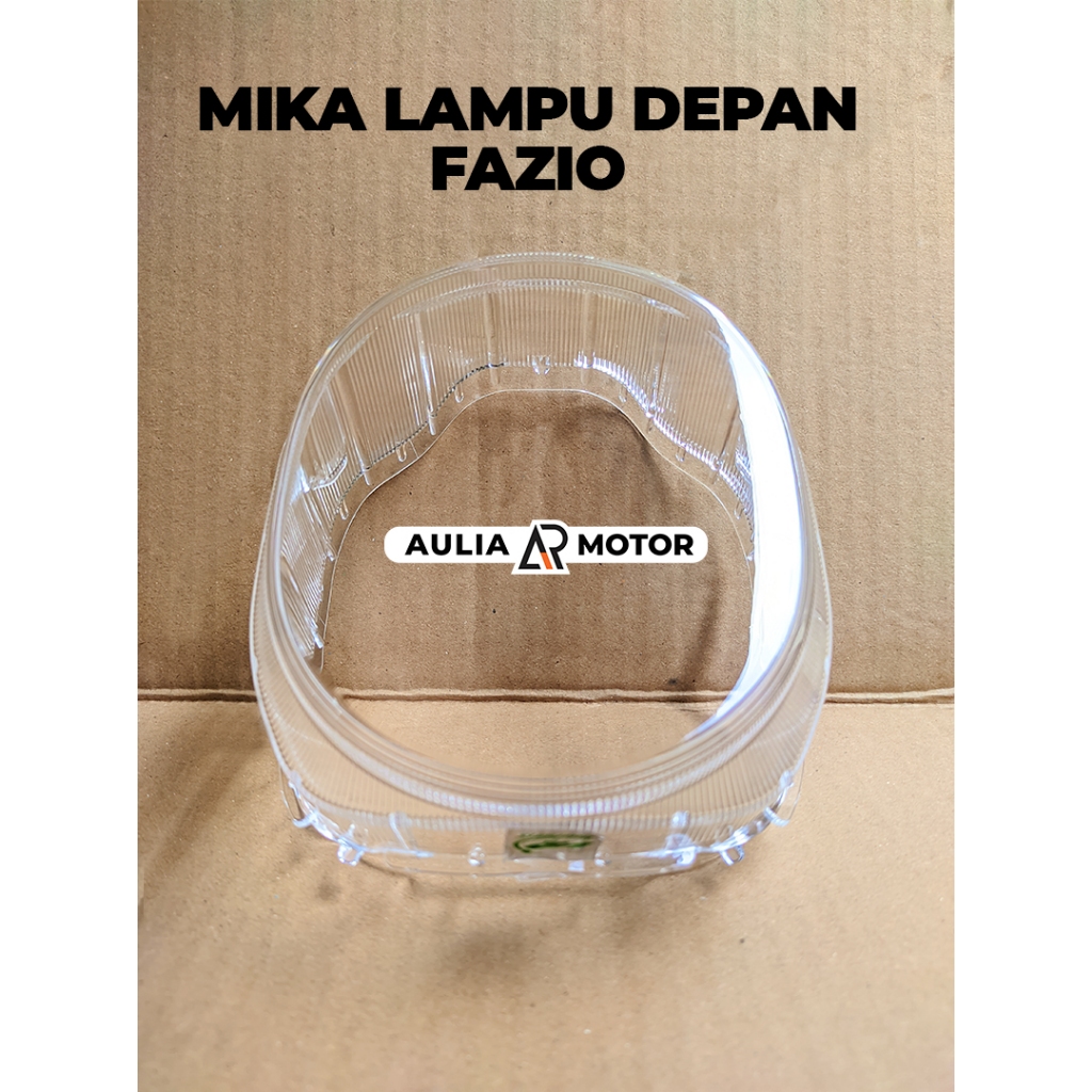 Mika kaca lampu depan Fazio 2022