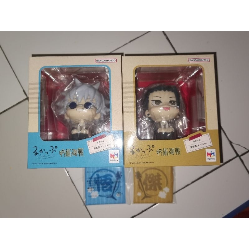 Look Up Gojo Satoru & Geto Suguru Suit Ver. With Bonus Cushion Jujutsu Kaisen JJK LookUp Rukappu [PE