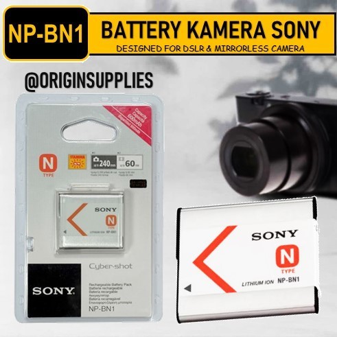 Ready Stok Battery Kamera Baterai For Sony Cybershot Bateray NP-BN1 For BC-CSN Batrei Cyber shot DSC