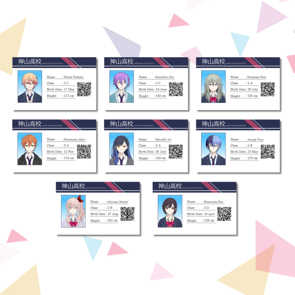 

Project Sekai Kamikou ID Card Kartu Nama