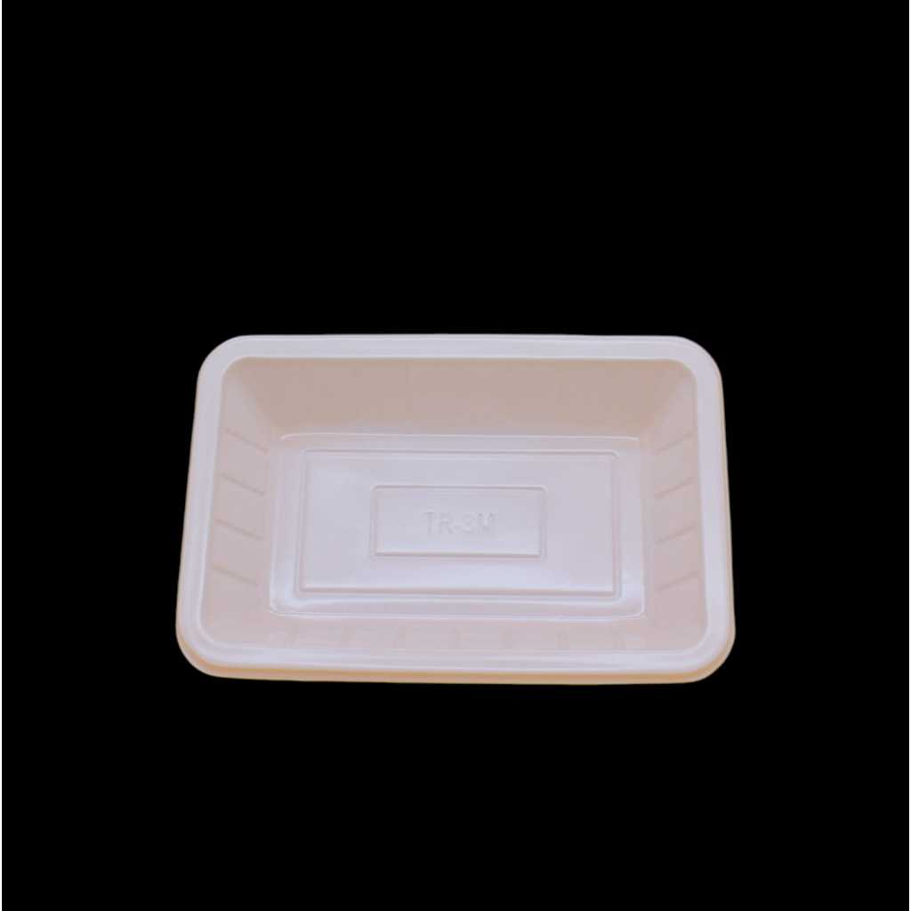 Tray Mika Buah Mika Sayur Bening Dan Putih [10pcs]