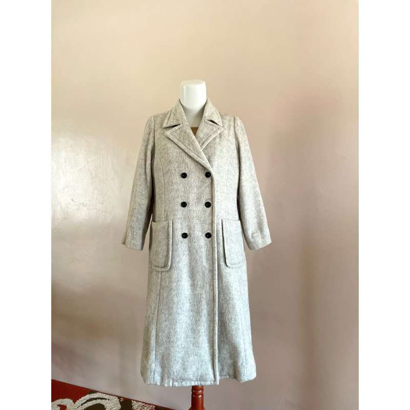 preloved coat wool mantel musim dingin wanita