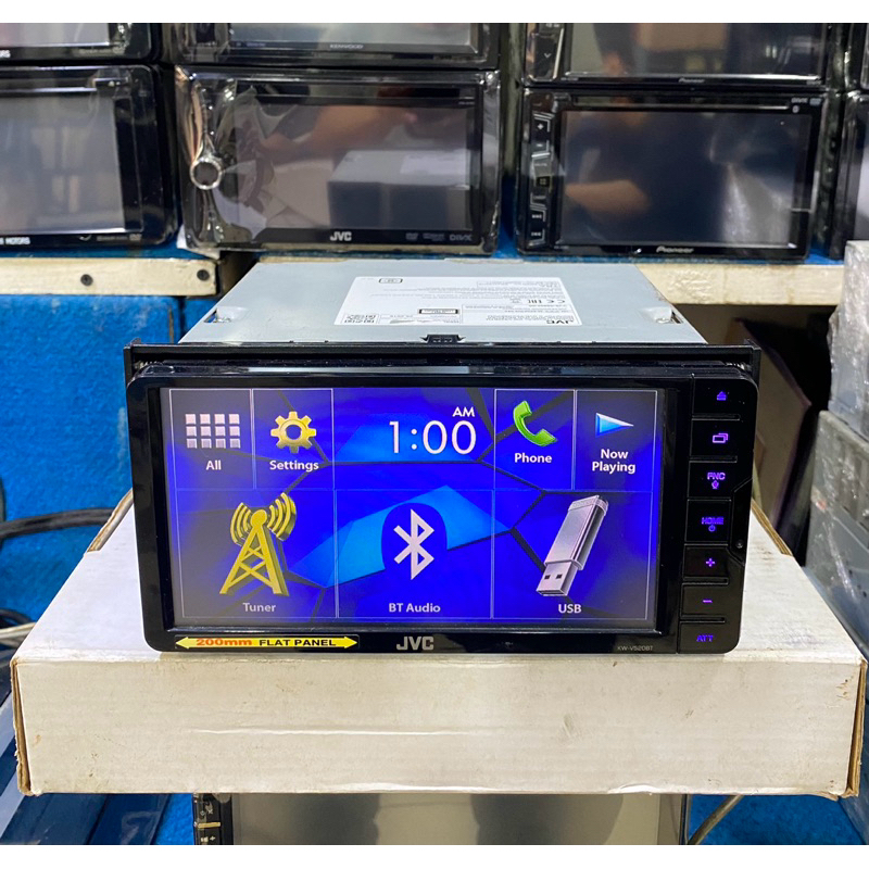 Head Unit Double Din JVC KW-V520BT 7 wide