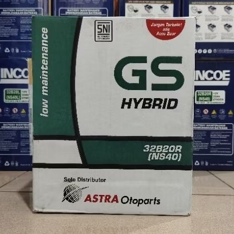 Aki Mobil Toyota Avanza GS HYBRID NS40 Aki Basah