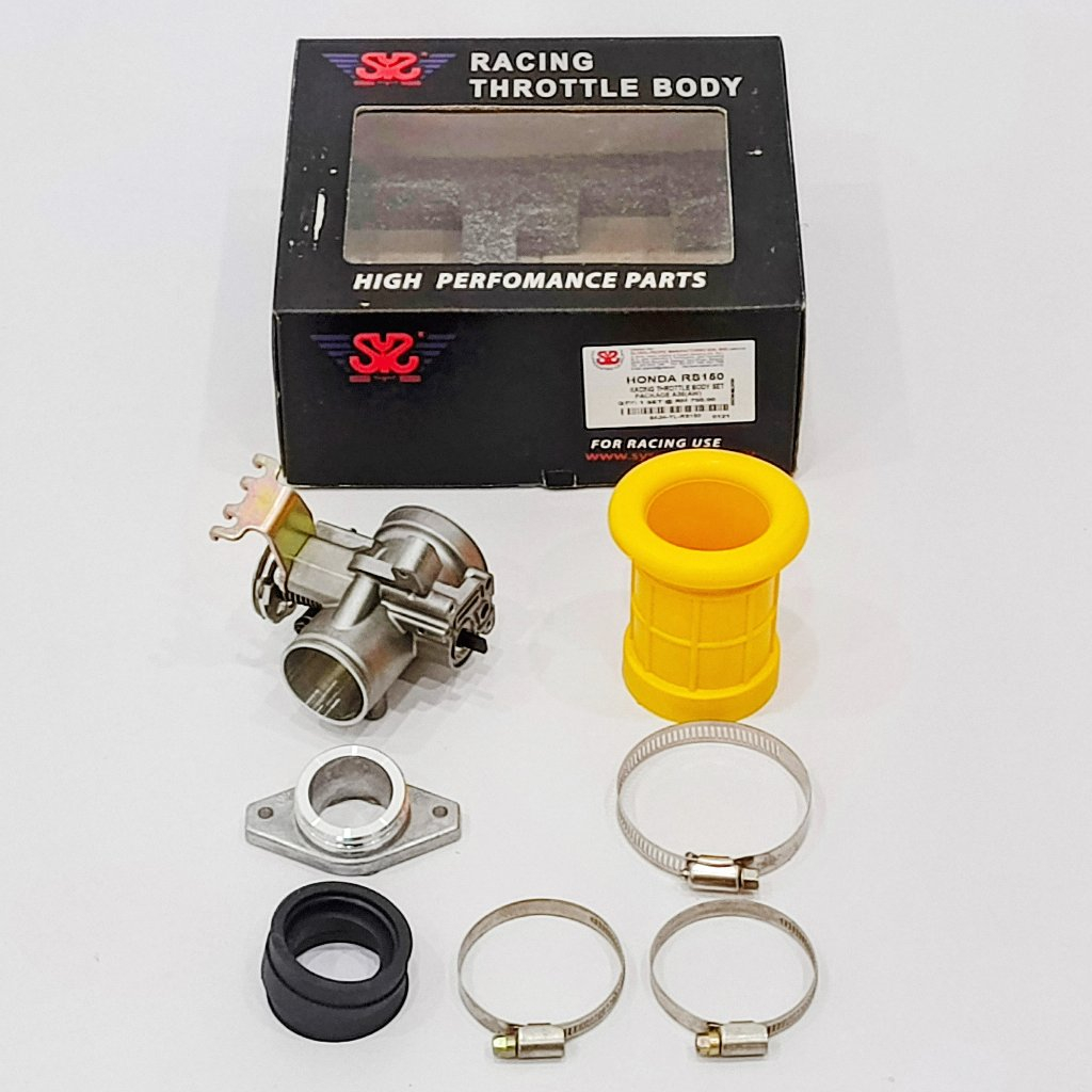 THROTTLE BODY TB RACING SYS PNP GTR150 / RS150 SIZE 32 MM , 36 MM ORIGINAL MALAYSIA