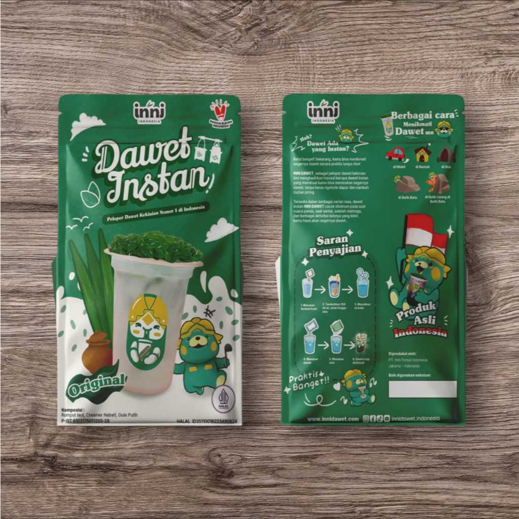 

Dawet Instan Original Inni Dawet Cendol Minuman Segar Siap Saji