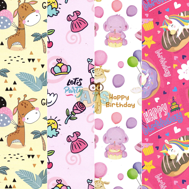 

Kertas Kado Happy Birthday Sansan Wawa 63.5 x 49.5cm / HBD / Ulang Tahun