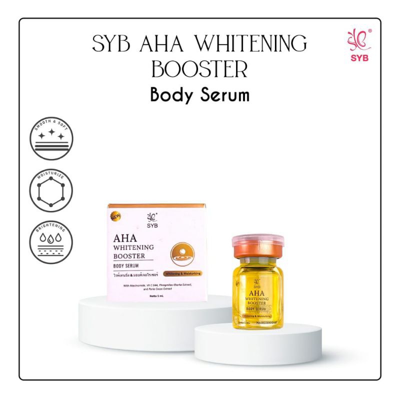 SYB AHA WHITENING BOOSTER BODY SERUM 5ML