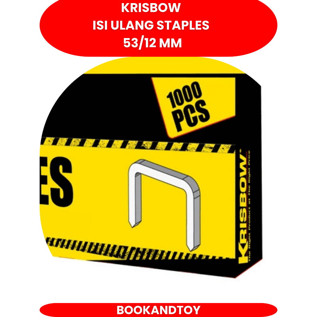 

Krisbow Isi Ulang Staples 53/8 Mm