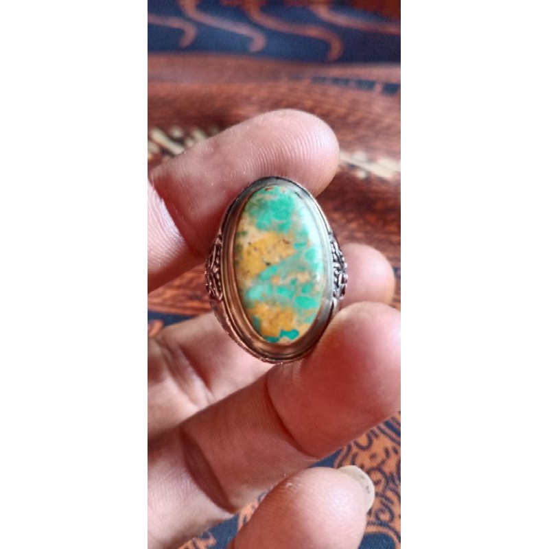 cincin batu akik pirus persi