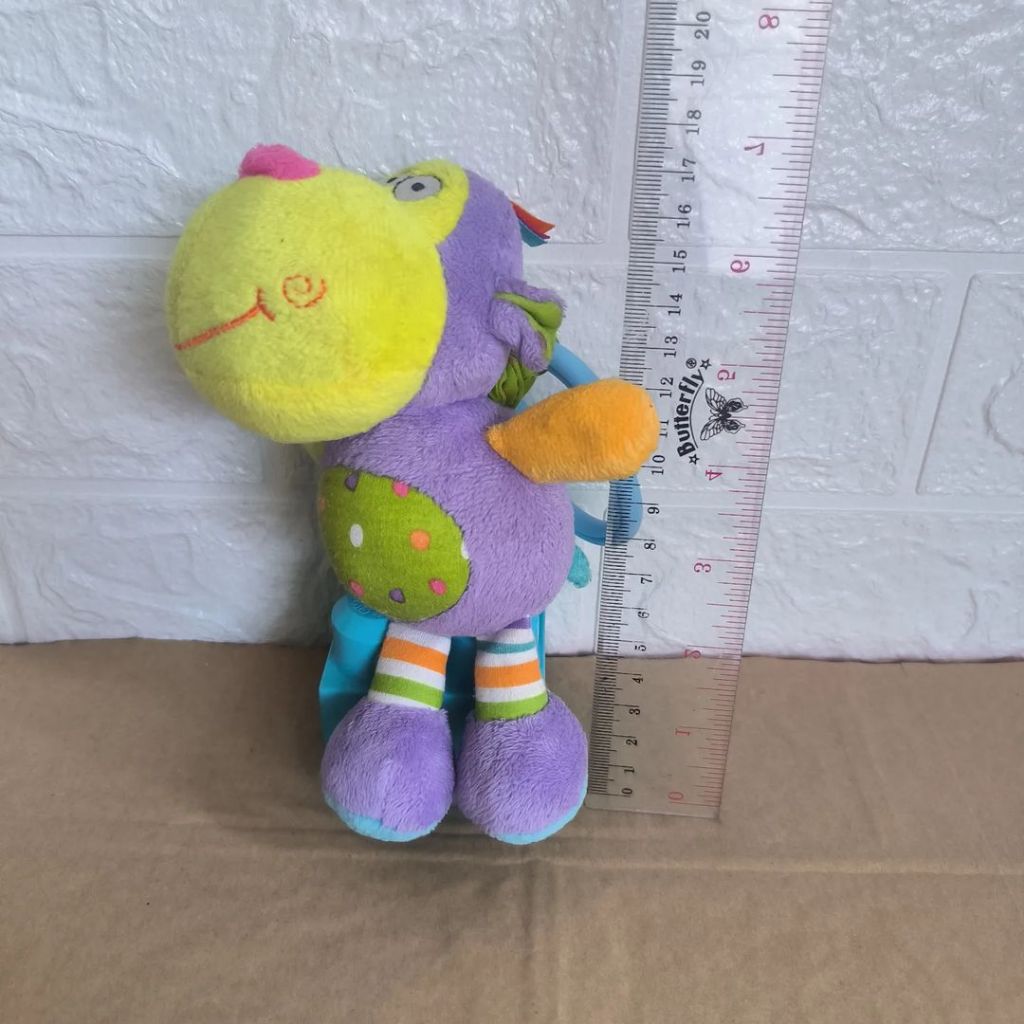 mainan boneka bayi gantung stroller box rattle bekas branded krincingan