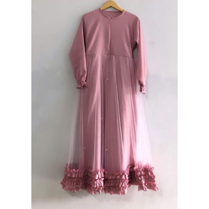 Gaun Wisuda Walimah Kondangan Lebaran Gamis Preloved