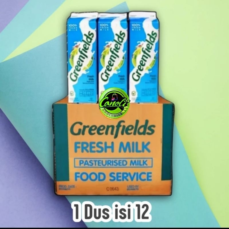 

GREENFIELDS FRESH MILK 1 liter 1 Dus / GREENFIELDS Fresh Milk 1lt Karton